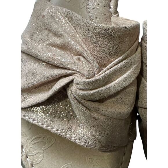 BOC Born Concepts Hayley Pink Rose Gold Fabric Slides Size 9 - Picture 11 of 12